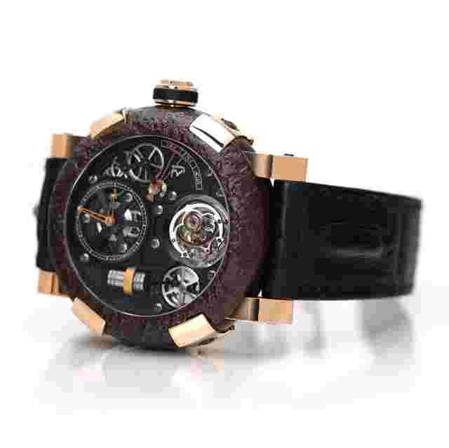Romain Jerome Steampunk Tourbillon Titanic RJ.T.TO.CH.002.01 Gold Wristwatch