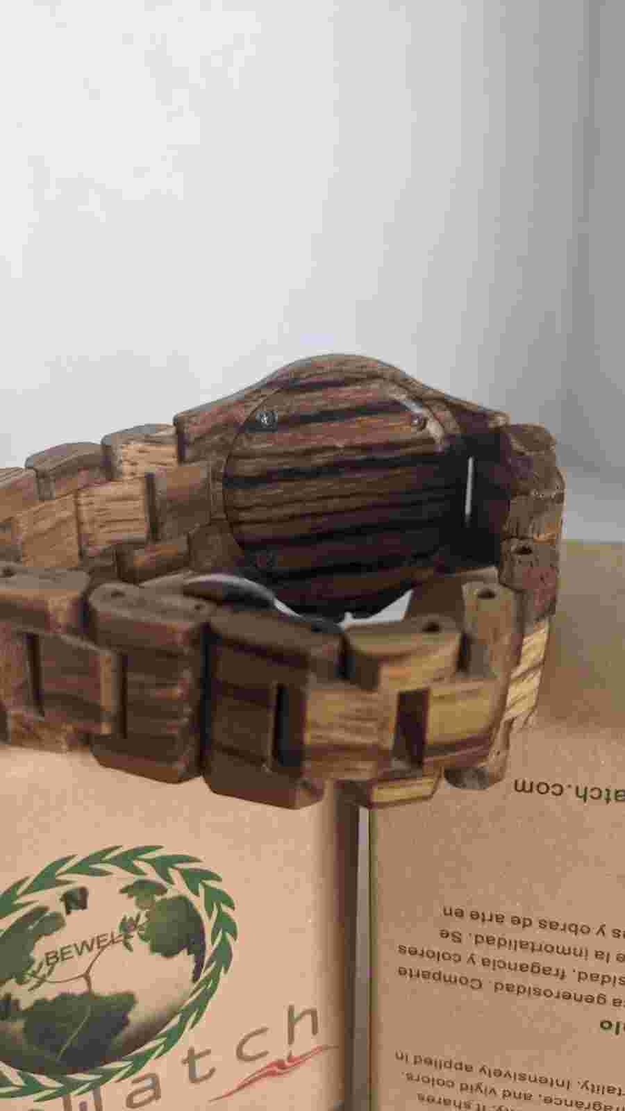 Bewell Lady's Ecowatch, Wood, Light-weight , Minimal, Boho