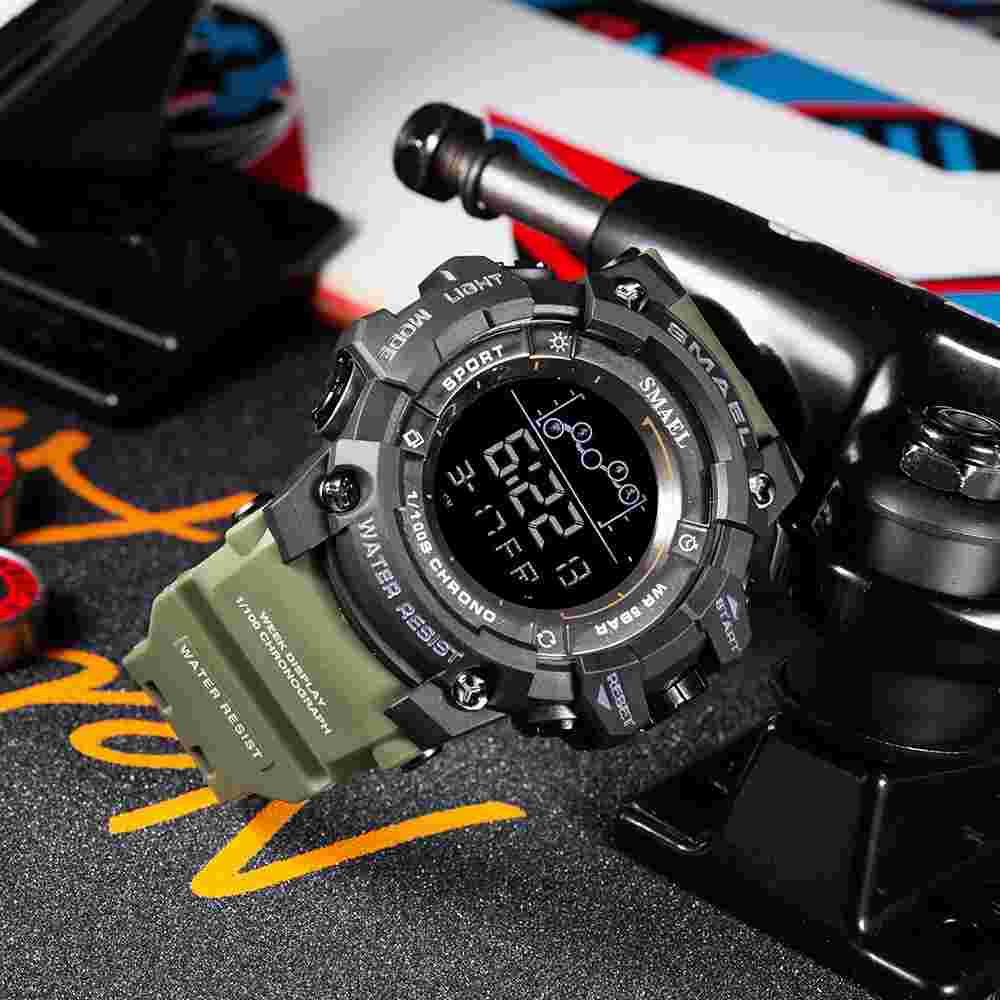 SMAEL Men Watch Military Digital Sport Watches for Boy LED Electronic Wristwatch