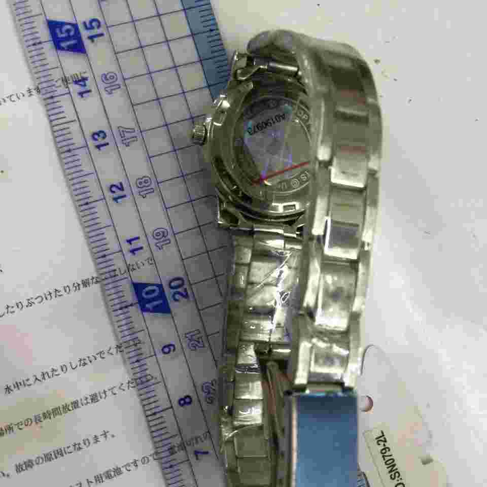 Snoopy Peanuts Women'S  Watch Silver Dial Black Junk Item No Battery from Japan