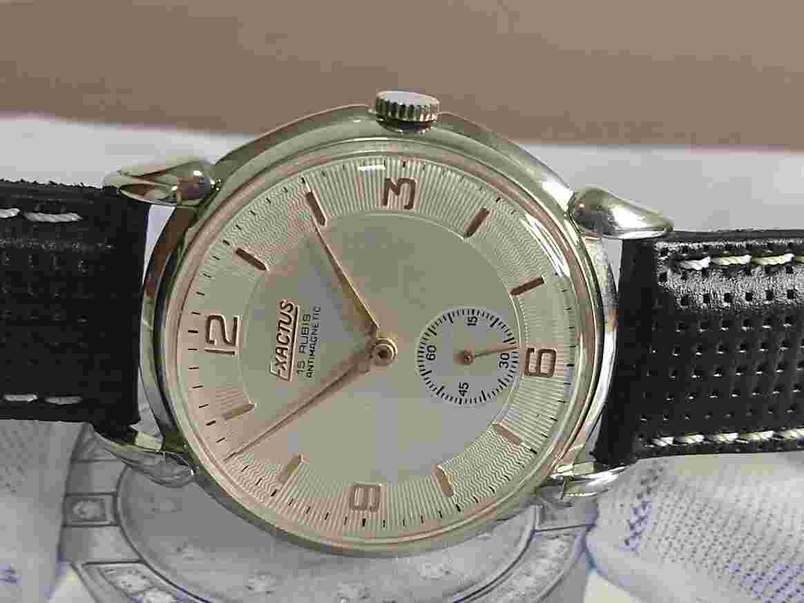Exactus Antigo Big 40 Mm Cal F 753 Anos 50 Patas Caranguejo