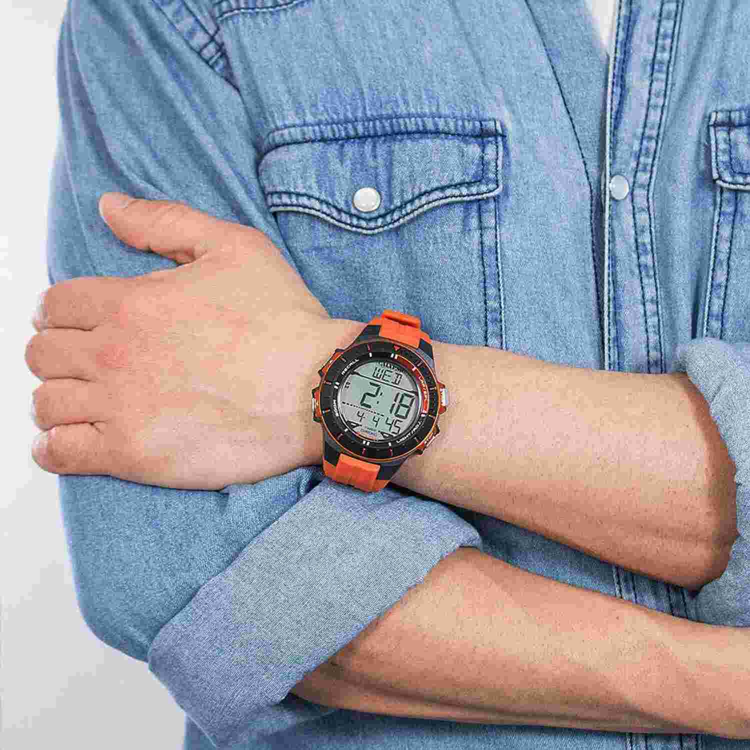 Calypso Men's Watch Digital Orange/Black K5607/1