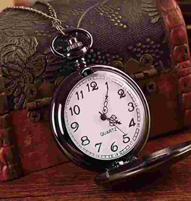 To My Dad Never Forget That I Love You Forever Black Pocket Watch 🇬🇧