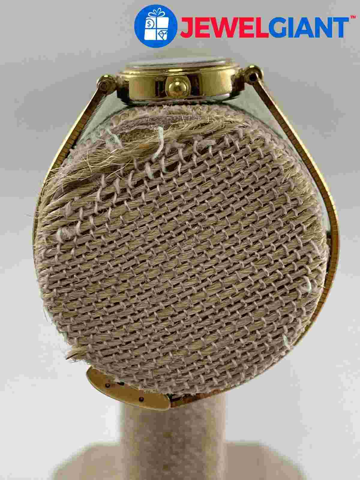 AVANTI WATCH 8 INCH GOLD-TONE STAINLESS STEEL NEEDS BATTERY  #FL631