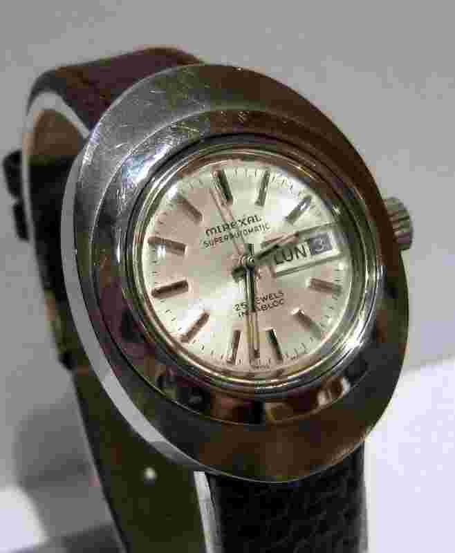 VTG"MIREXAL"ALL STAINLESS STEEL SWISS LADIES SUPERAUTOMATIC WATCH ETA-2678 # 57C