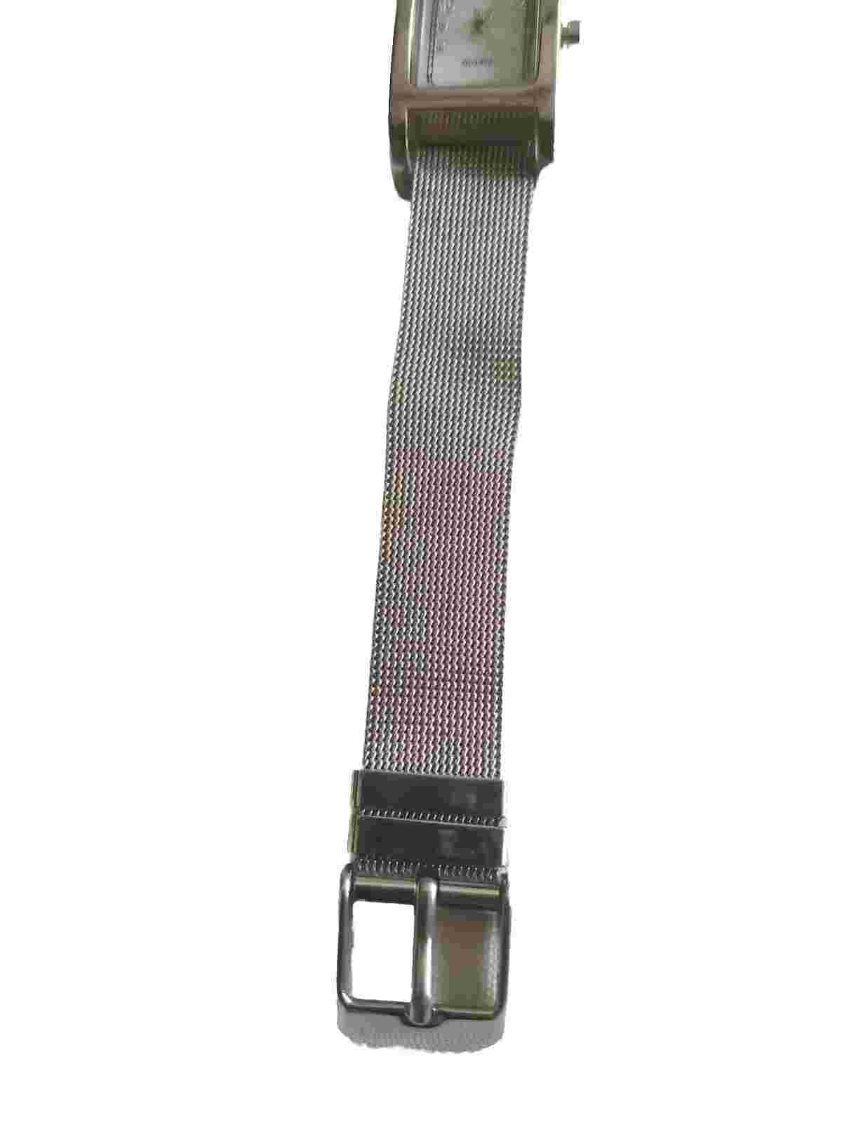 Watch Women's Vivani Silver Tone Quartz Bezel Good Condition! New Battery