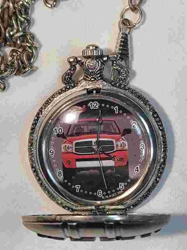 Dodge Hemi Novelty Pocket Watch Beautiful Engraving