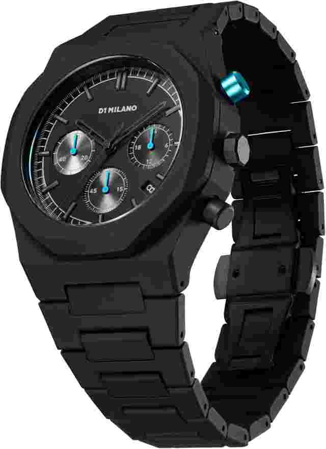 [D1 MILANO] Watch PHBJ07 Polychrono Charcoal Black 40.5mm