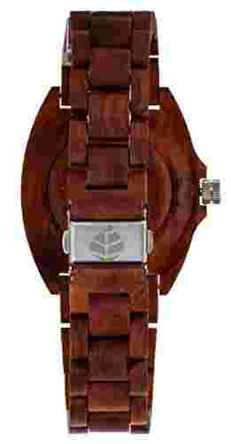 Tense B7305RG Men's Square Analog Wood Watches