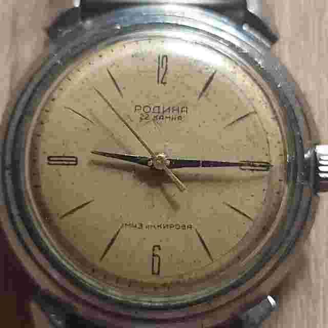RAR Vintage Watch Rodina 1 Moscow ChZ named after Kirov 17 stones of the USSR