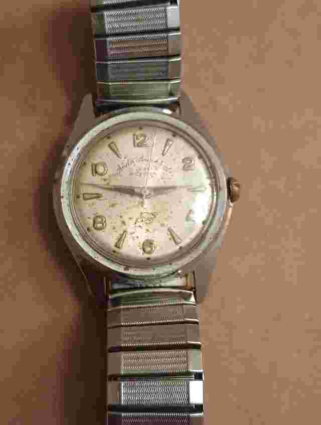 Vintage Andre' Bouchard  Watch Swiss Made,  17 Jewels, Incabloc. Parts Or Repair