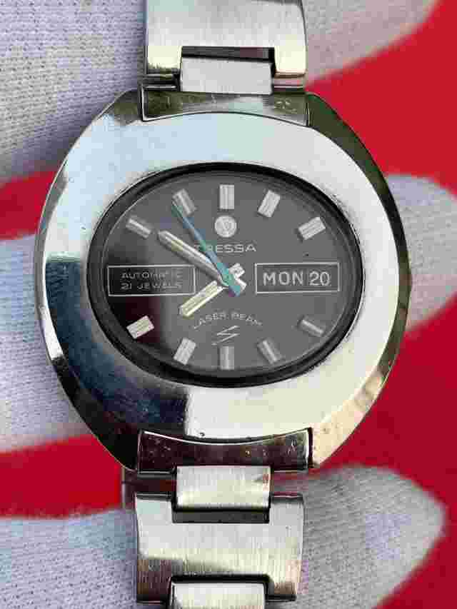 Vintage Tressa Laser Beam Automatic Swiss Men's Watch