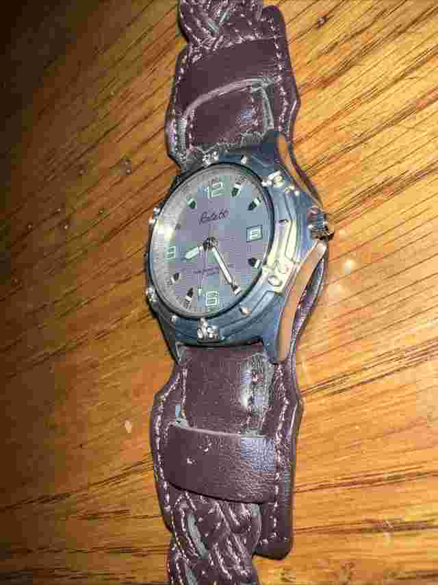 Vintage Route 66 Watch When Leather Band - Rare And On Sale!