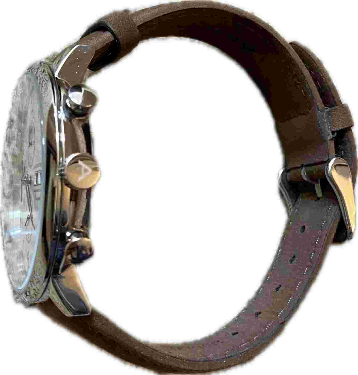 Armogan Spirit of St. Louis Chronograph Watch with Leather Band