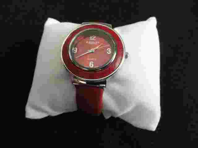 Ashley Princess Red Ladies Quartz Watch