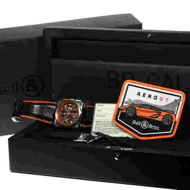 Bell＆Ross BR03 BR03-94-AERO-GT-ORENGE Limited to 500 Aero GTs Men's_716781