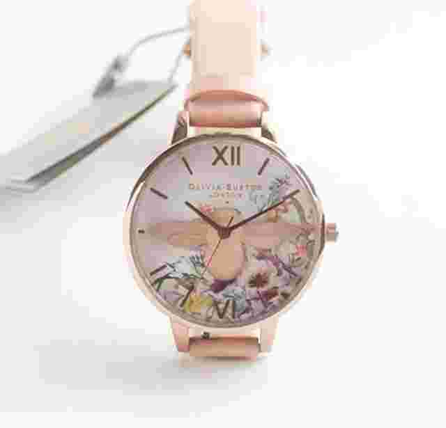 Olivia Burton OB16EG151 Enchanted Garden Watch With 34mm 3d Bee & Floral Face