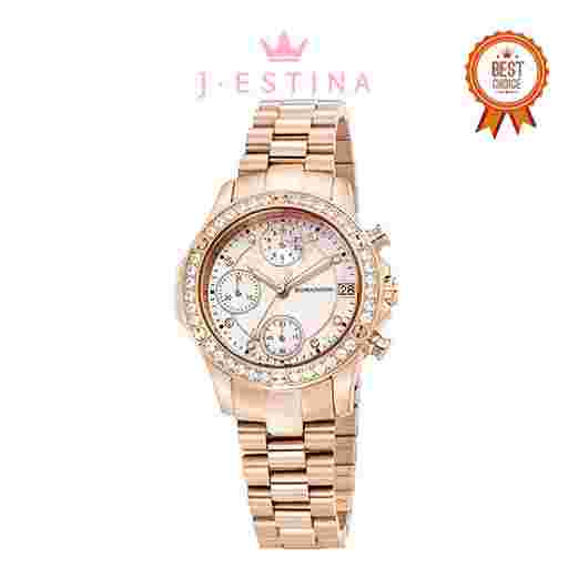J.ESTINA [ROMANSON] Lumiere Ast Women's Metal Watch (RWRMQL2B7000RGRG0)
