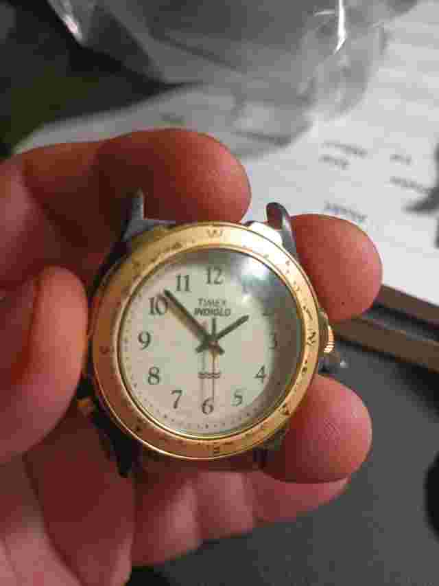 No Common TIMEX  Indiglo Quartz Men's Watch 376 MA Cell BB Working New Batteries