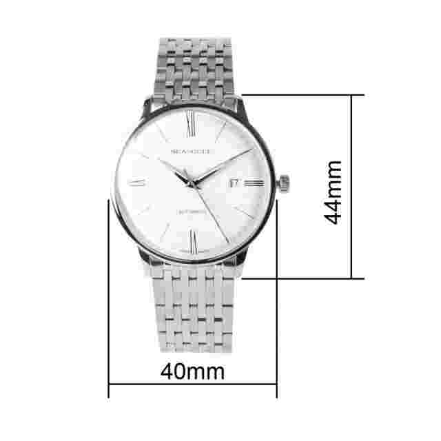 Seagull Bauhaus Style Anti-Glare Domed Sapphire Crystal Automatic Men's Watch