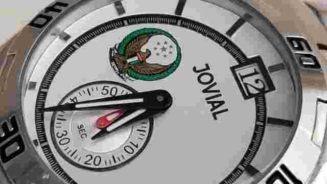 Jovial UAE Emirates Quartz Steel 40MM Mens Watch