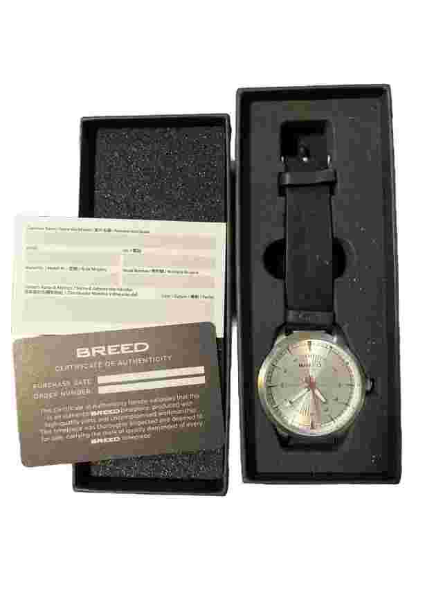 Breed Renegade Silver-Tone Dial Mens Watch