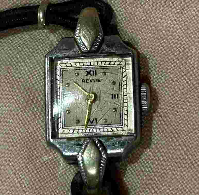 Vintage Cocktail Watch - Revue - Ladies 1950s - Working Mechanical Movement