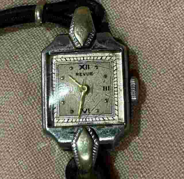 Vintage Cocktail Watch - Revue - Ladies 1950s - Working Mechanical Movement