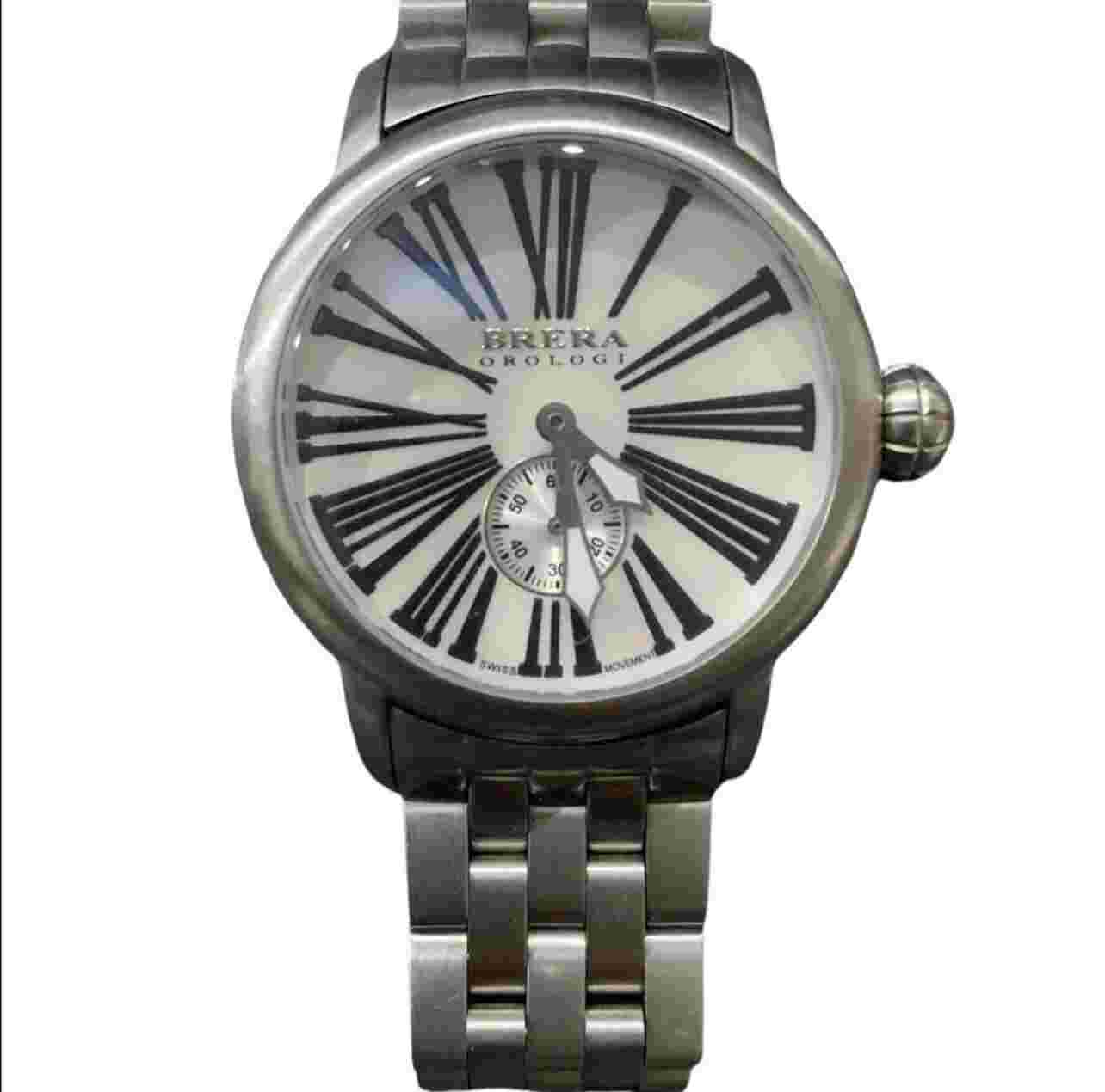 Brera Orologi Watch Stainless Steel with Mother of Pearl And Roman Numeral Dial