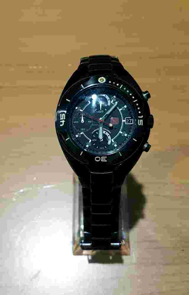 VTG Honda Racing Watch 1/10 Chronograph Stealth Black Curve Glass Sphere Limited