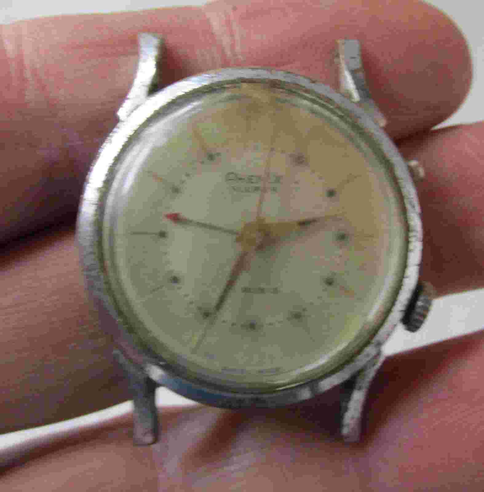 VINTAGE "PHENIX" ALERTA ALARM WRIST WATCH, NOT RUNNING ,USED, Good FOR RESTORE