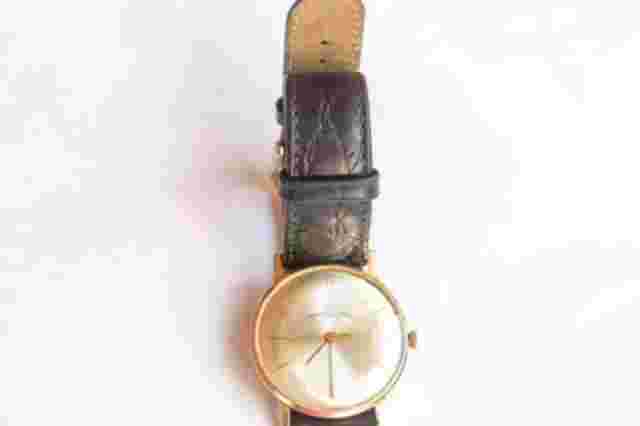 100% working Vintage Men's Watch "Luch" 14K Gold 23 jewels from the USSR 583
