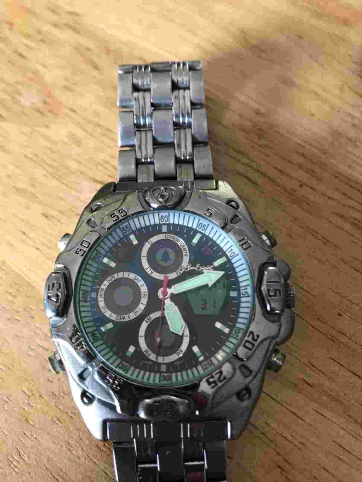 BUM watch movt v-360 3 atm water resistant 377 buem 3356