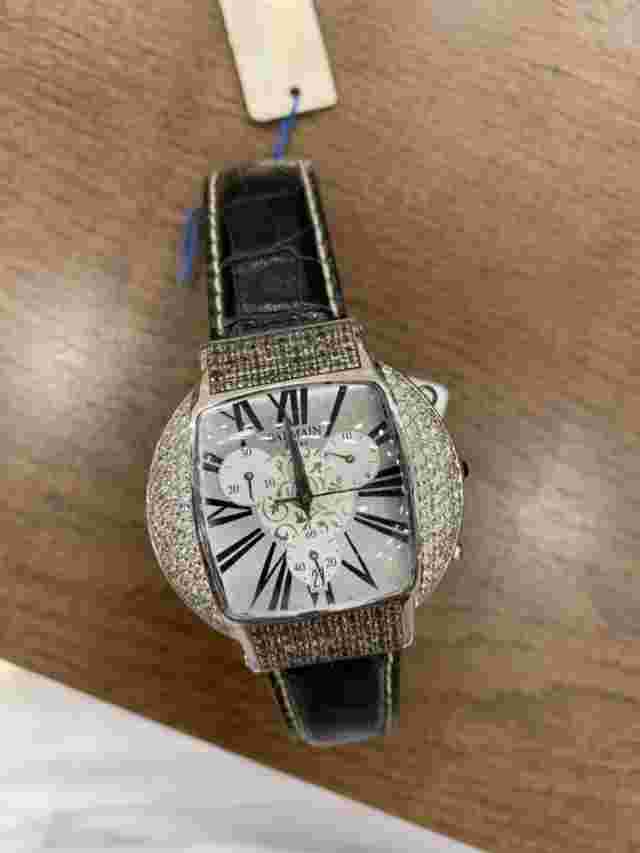 balmain watch with diamond
