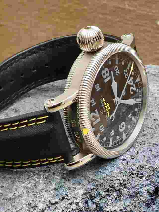 Chronoswiss Timemaster 24 Hour Dial Pilot 44 Rare Stealth ref. CH 6433 GO