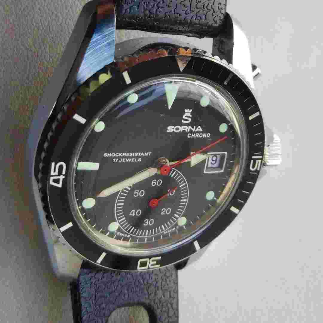 Sorna Mens Manual Watch 35mm