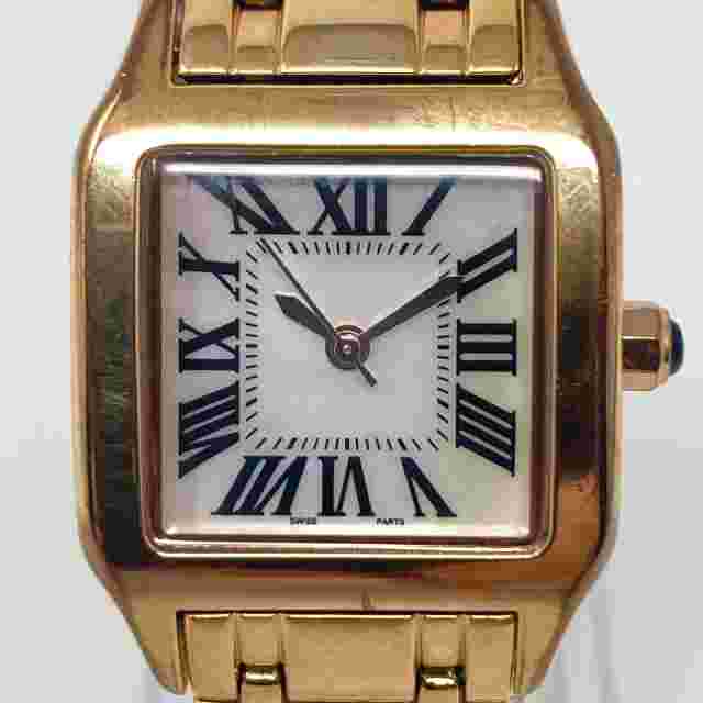 Bronzo Italia QVC Watch Women 26mm Rose Gold Tone MOP Dial Swiss New Battery 6"