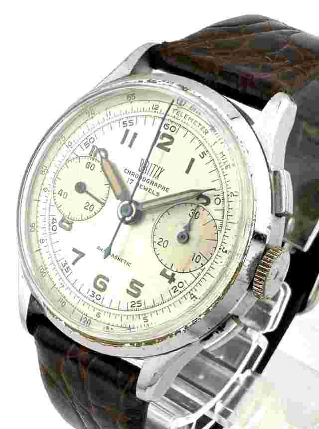 BRITIX Manual winding watch chronograph landeron