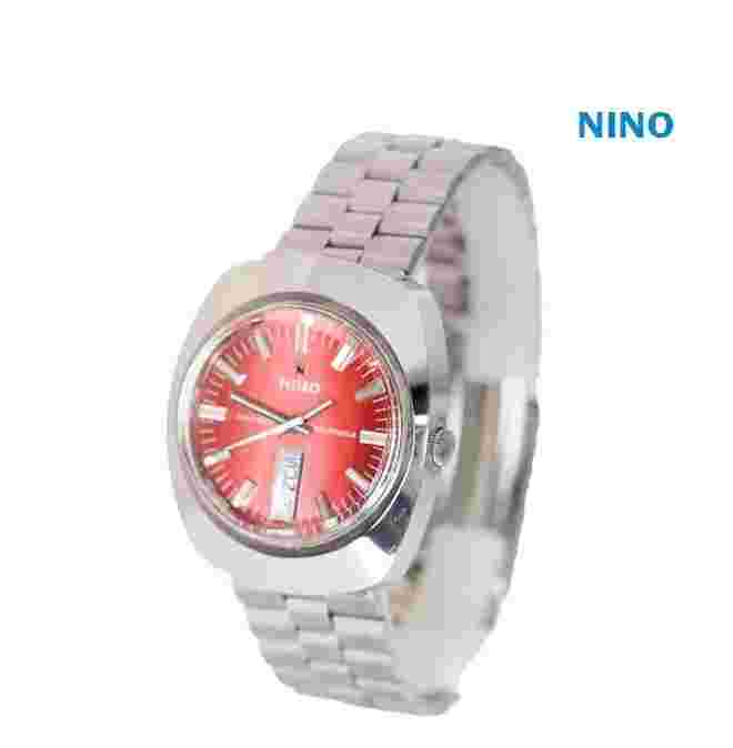 NINO Swiss Made Automatic watch, With AS 1903 Movement, Stainless Steel Back.