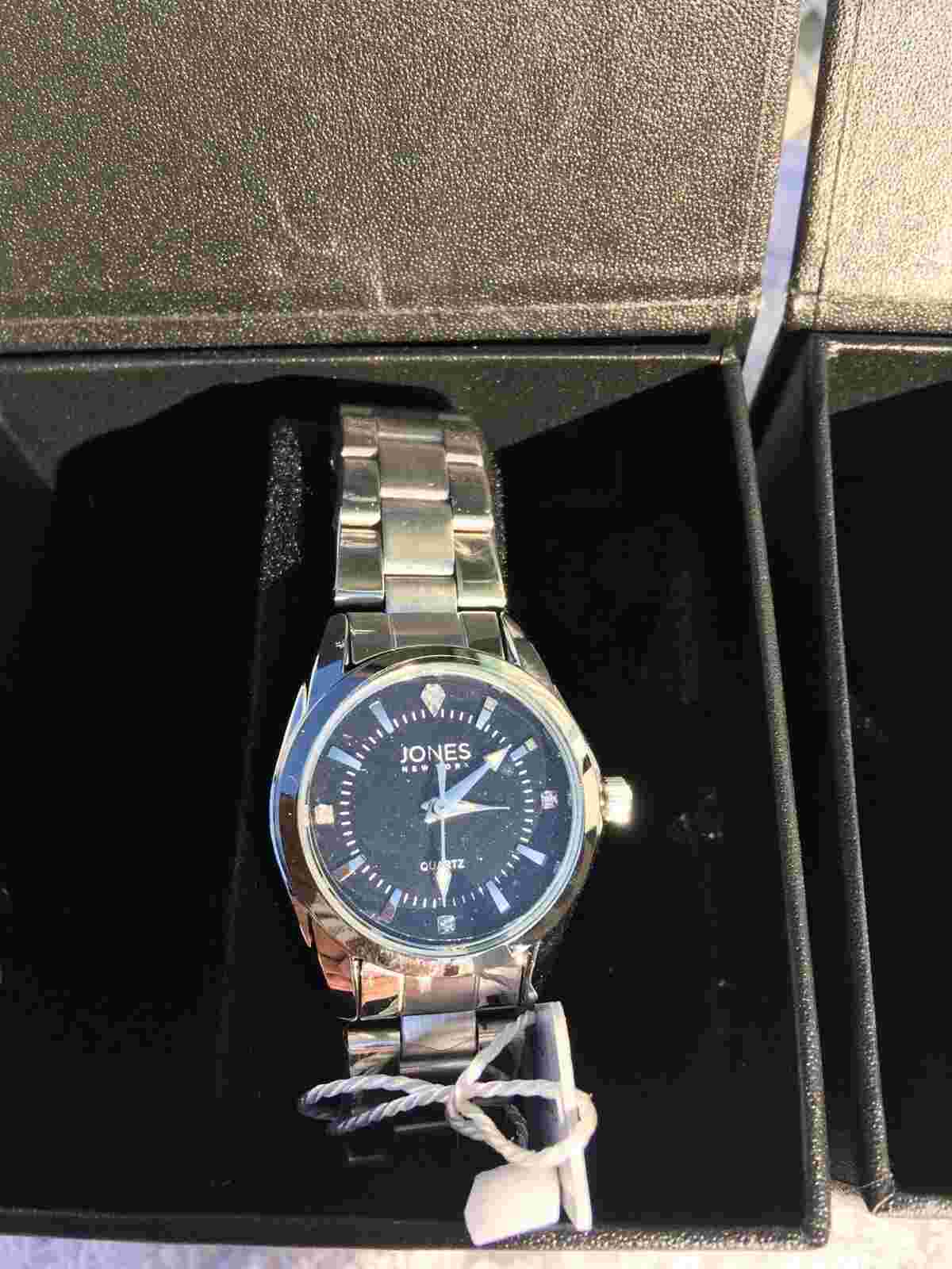 Jones New York Stainless Steel Men’s Watch NIB W/ Tag