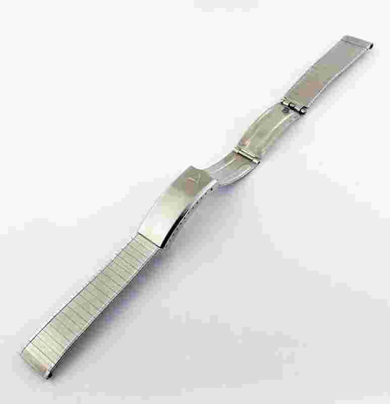 JB CHAMPION STAINLESS STEEL 18MM FLEX BRACELET, VINTAGE!!!