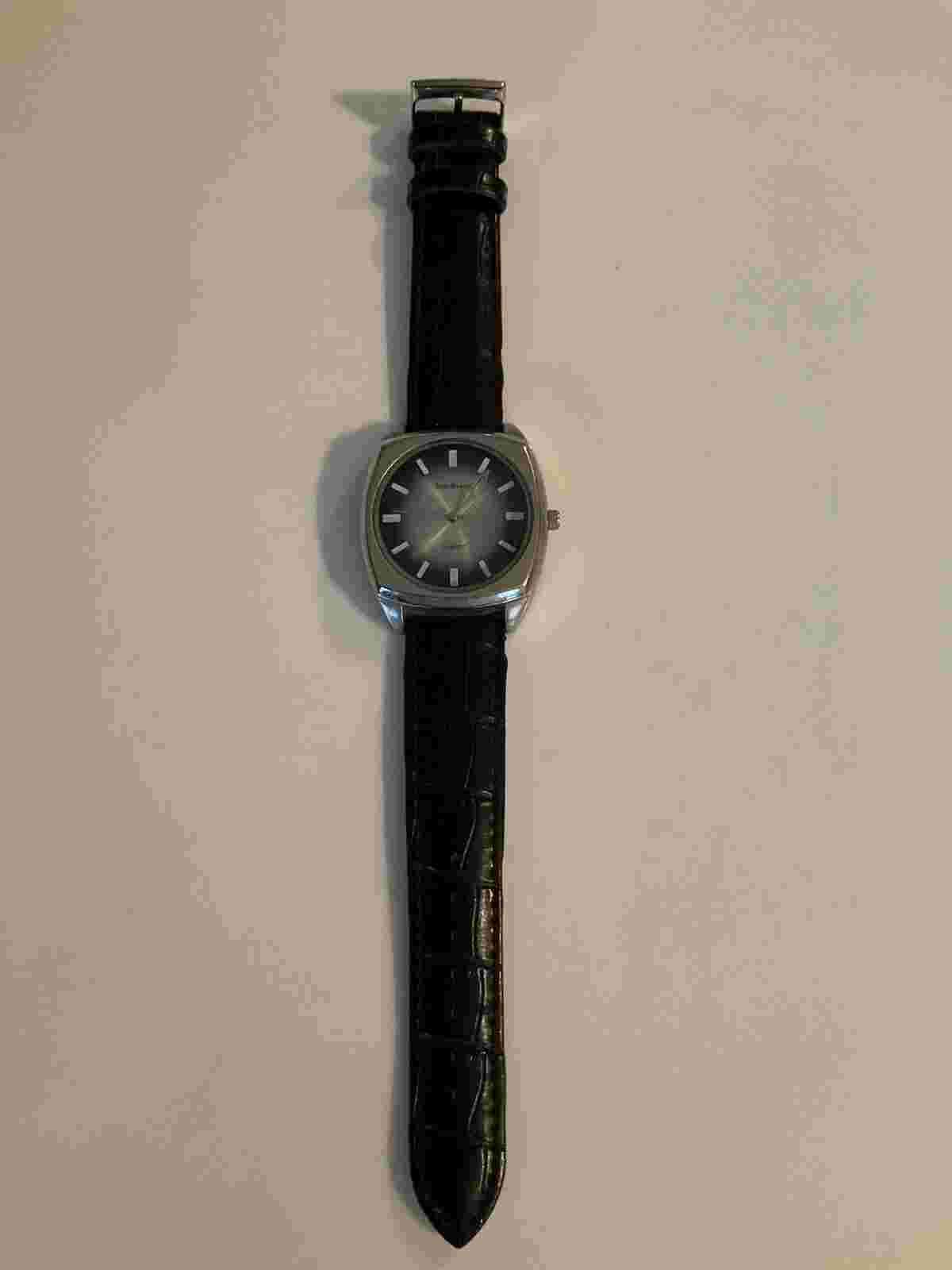 gino milano Leather Strap Watch