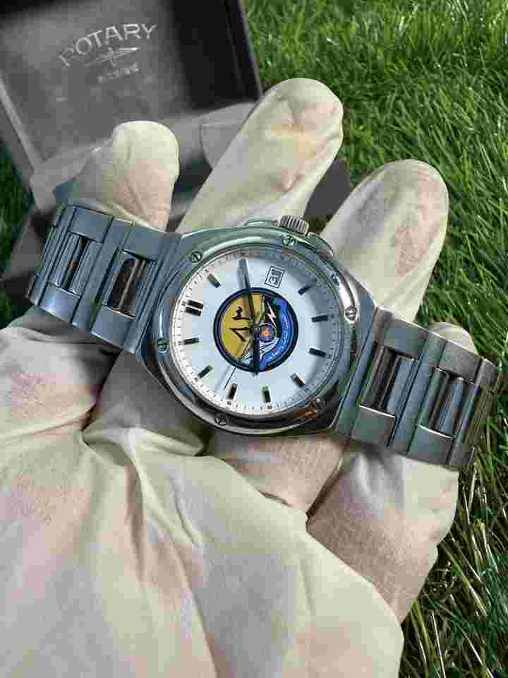 VTG Memorial Watch ROTARY KSA Air Forces Logo King Faisal Al Saud Original 80s