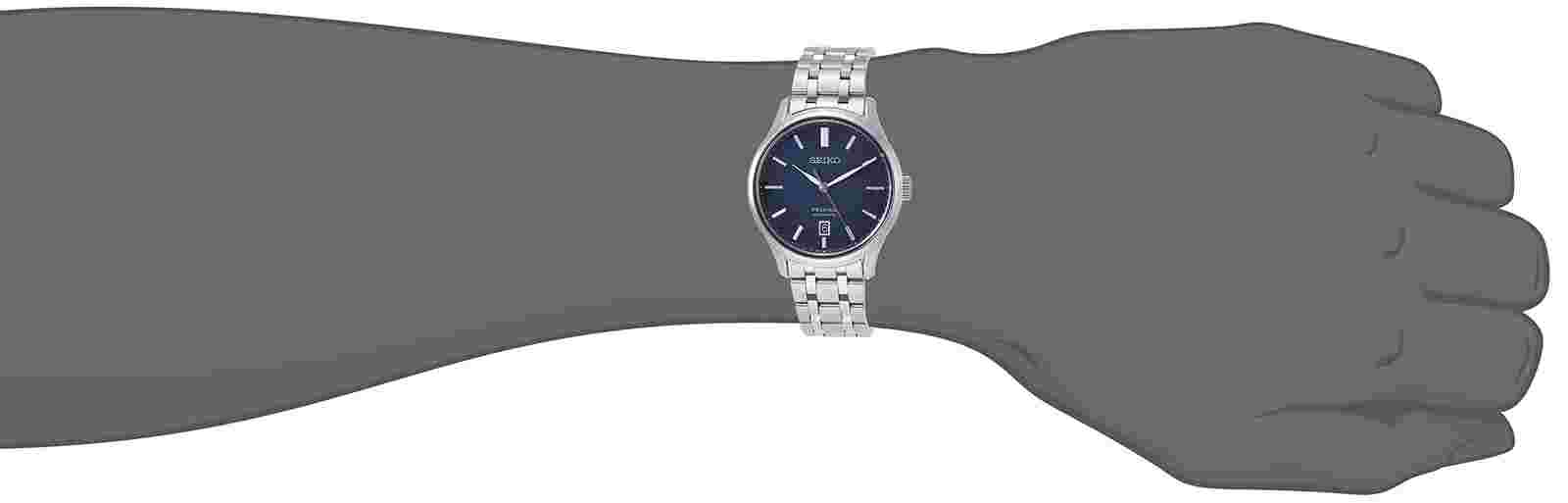 SEIKO watch Wristwatch PRESAGE Mechanical Navy Dial SARY141 Men's Silver