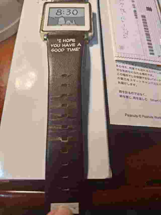 Snoopy Museum Limited Edition Smart Canvas Digital Watch Exclusive Rare 2501SM