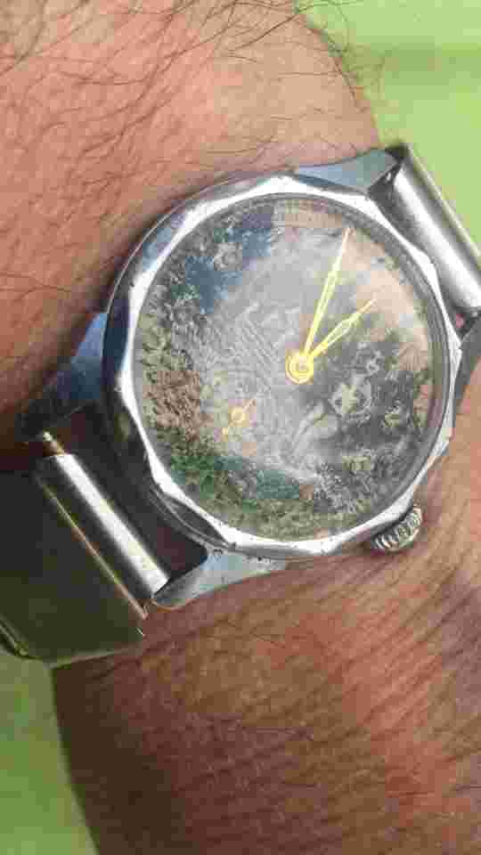 Vintage Wrist watch Mayak folk art PChZ USSR Bracelet prison creativity ITK