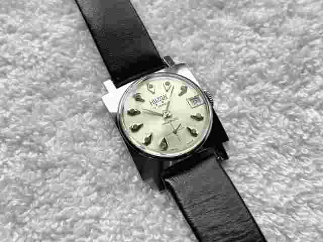 Vintage Hilton 17 Jewels Mechanical Hand-Winding 1950s Swiss Made Watch with Box