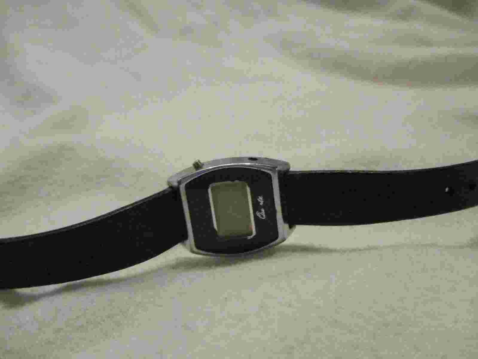 Texas Instruments Digital Wristwatch with a Buckle Band