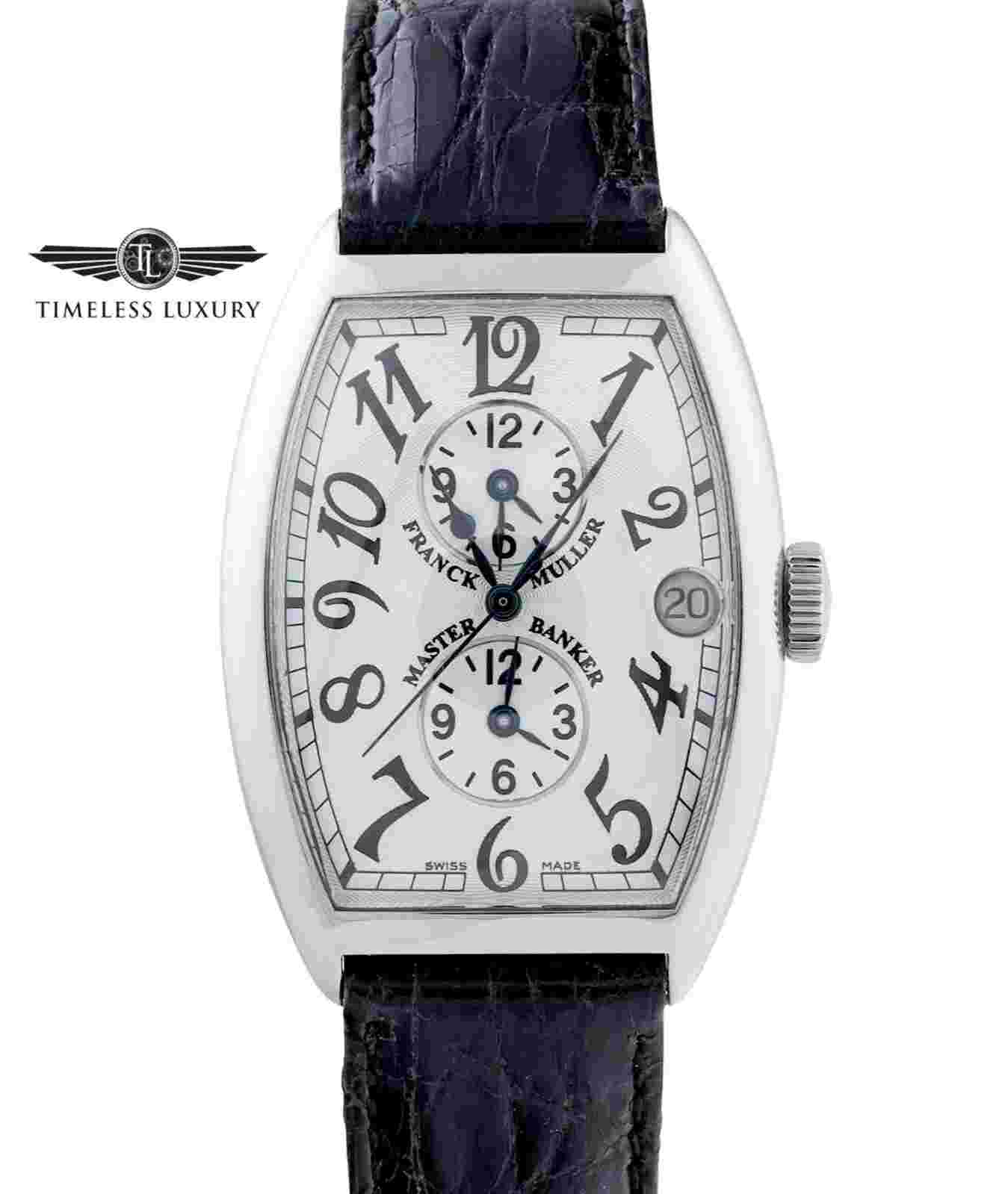 Franck Muller Master Banker Silver Men's Watch - 5850MB