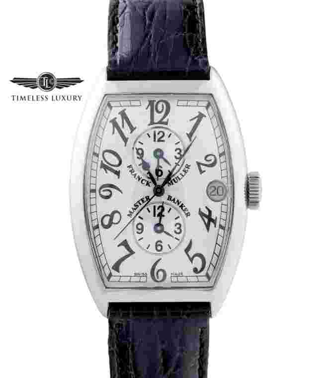 Franck Muller Master Banker Silver Men's Watch - 5850MB